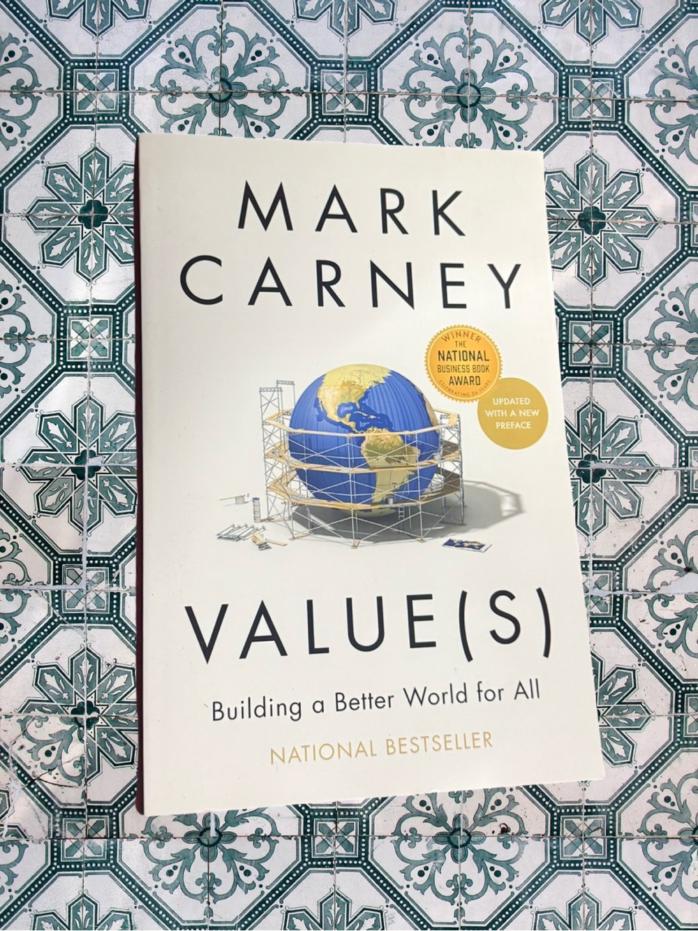 VALUE(S) Paperback Book in White